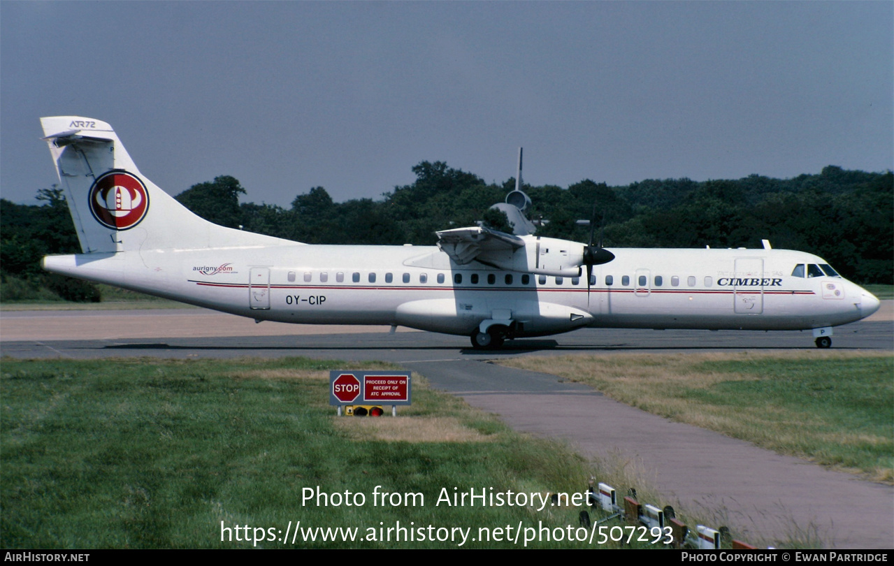 Aircraft Photo of OY-CIP | ATR ATR-72-211 | Cimber Air | AirHistory.net #507293