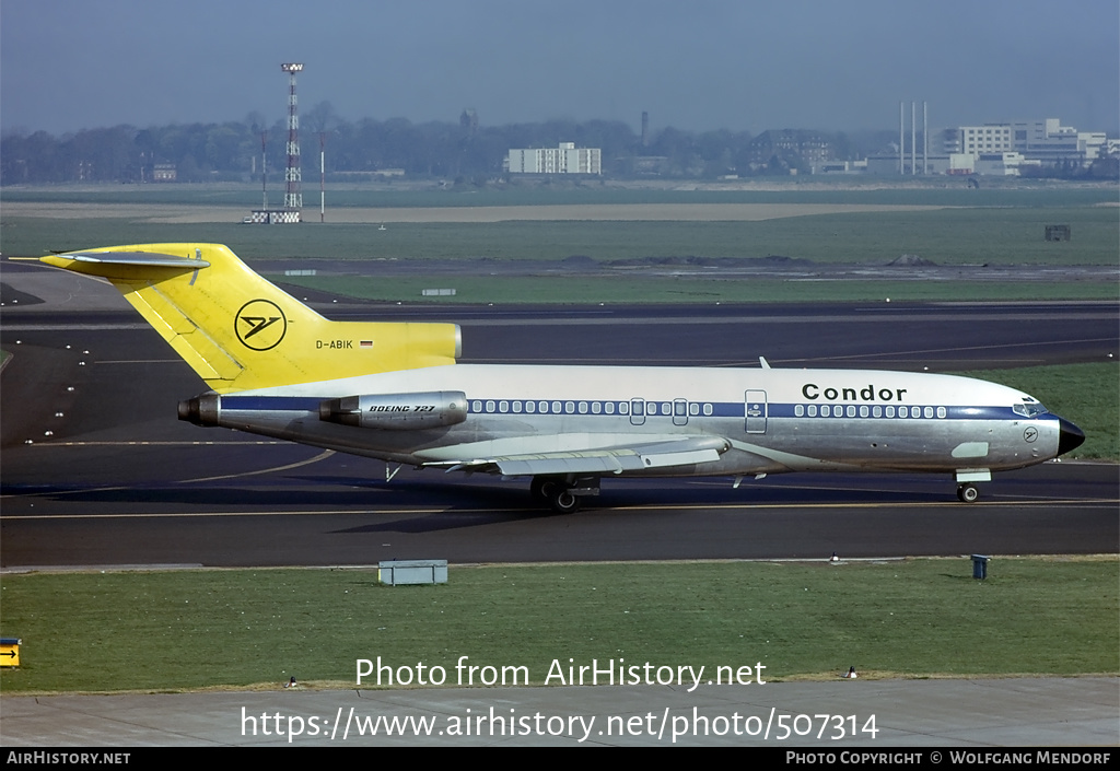 Aircraft Photo of D-ABIK | Boeing 727-30 | Condor Flugdienst | AirHistory.net #507314