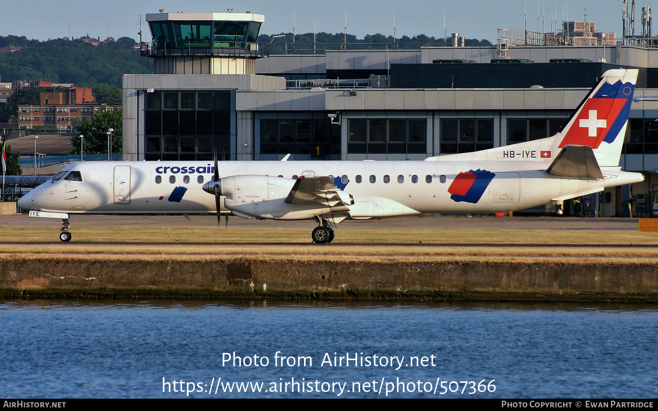 Aircraft Photo of HB-IYE | Saab 2000 | Crossair | AirHistory.net #507366