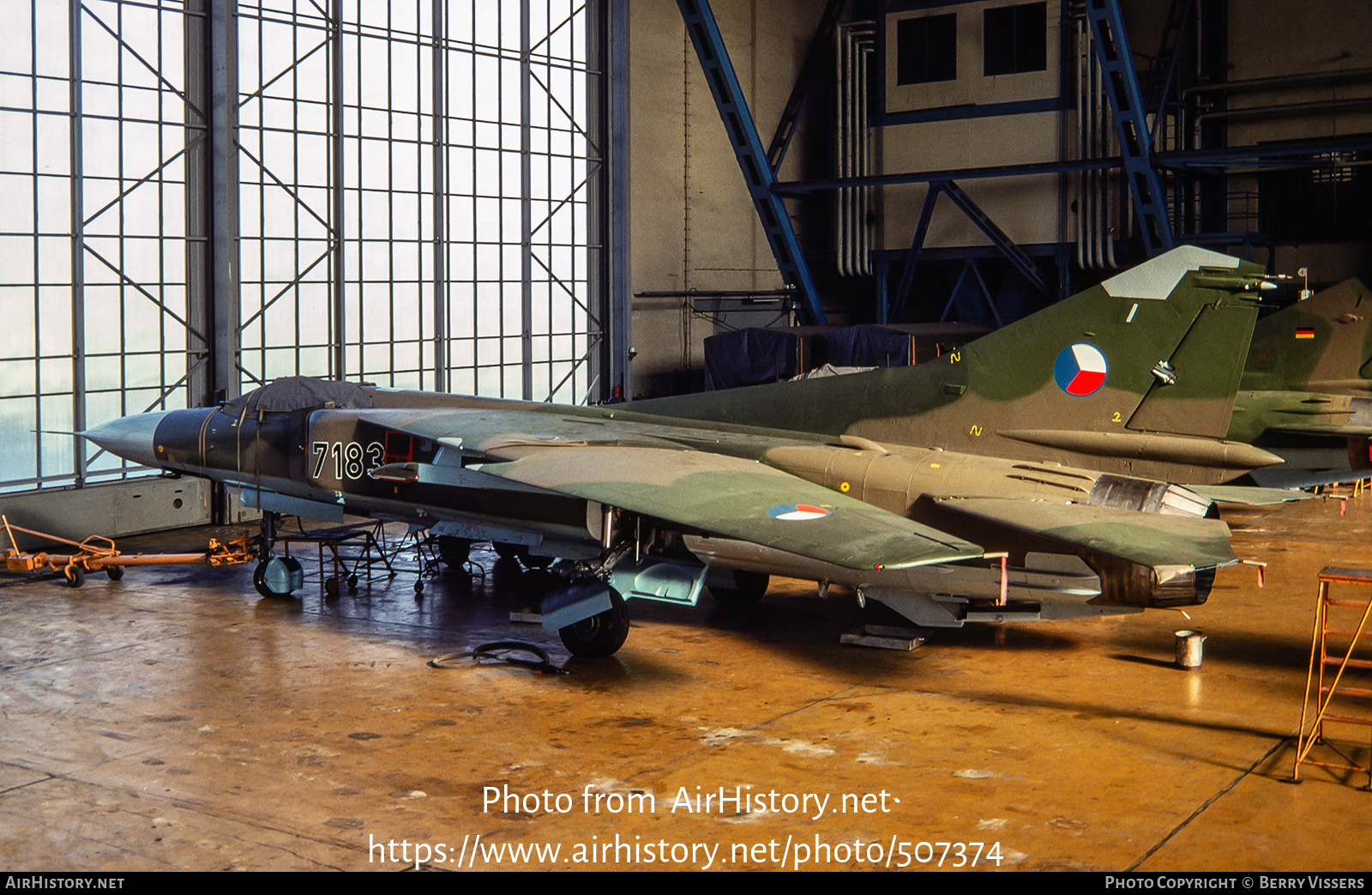 Aircraft Photo of 7183 | Mikoyan-Gurevich MiG-23MF | Czechoslovakia - Air Force | AirHistory.net #507374