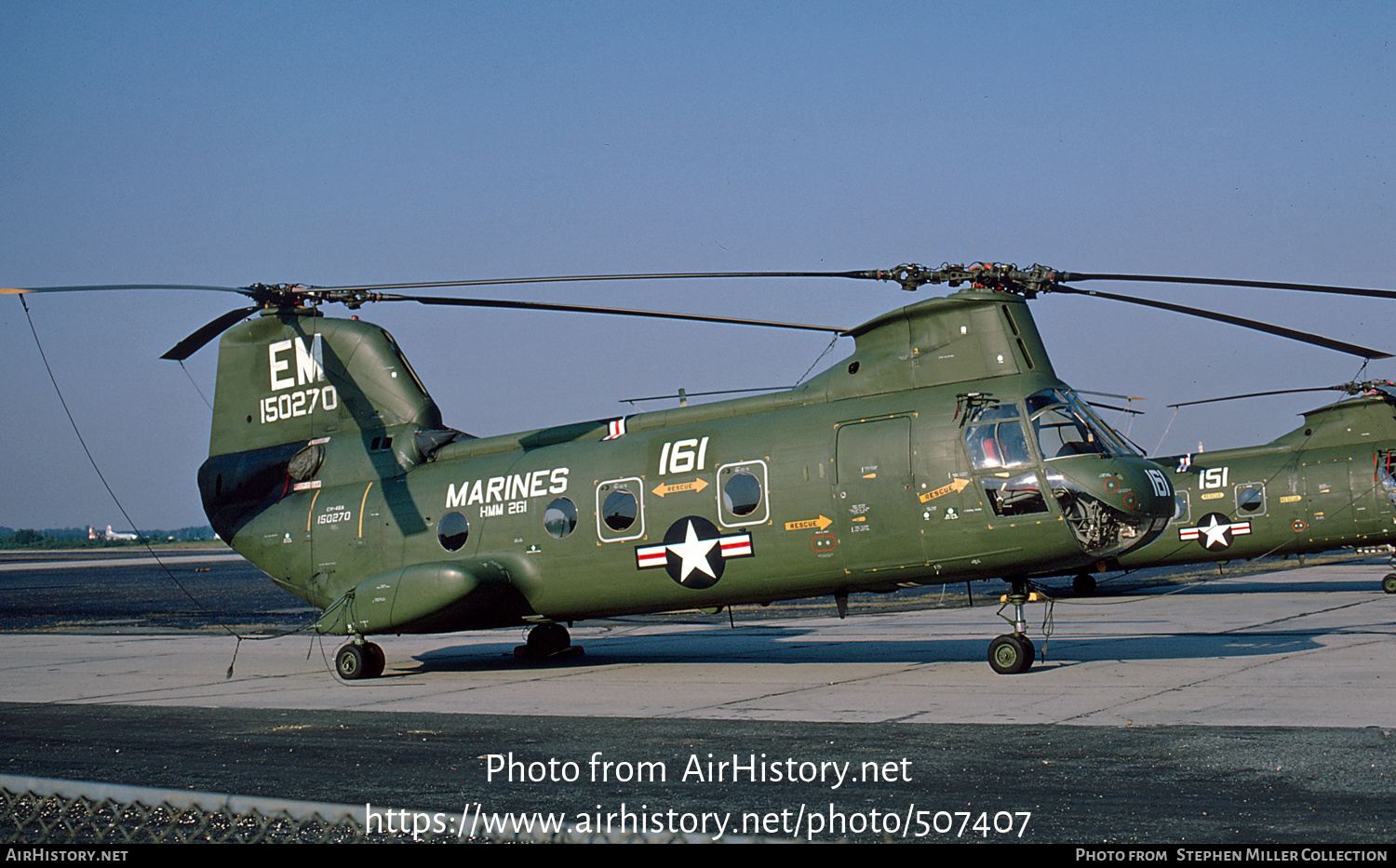 Aircraft Photo of 150270 | Boeing Vertol CH-46A Sea Knight | USA - Marines | AirHistory.net #507407