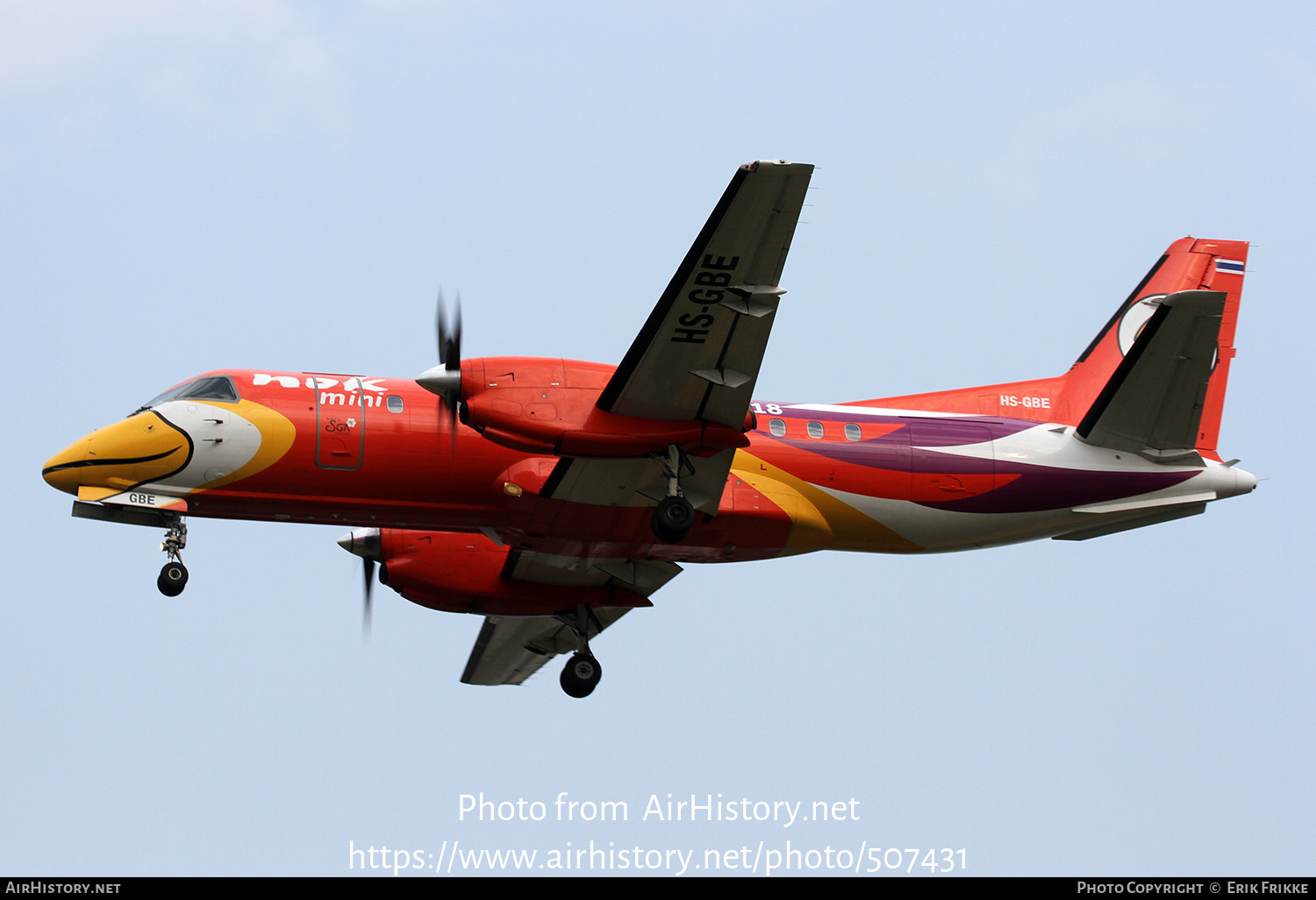 Aircraft Photo of HS-GBE | Saab 340B | Nok Mini | AirHistory.net #507431