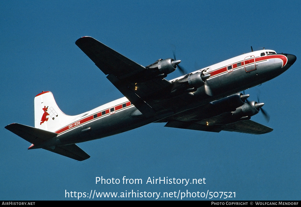 Aircraft Photo of OH-KDA | Douglas DC-6B(ST) | Kar-Air | AirHistory.net #507521