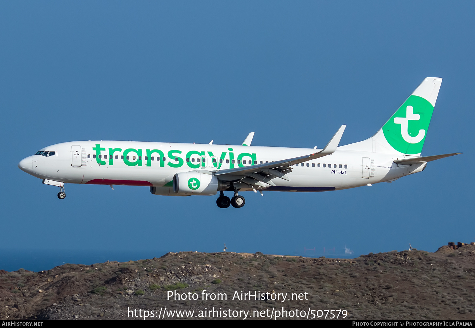 Aircraft Photo of PH-HZL | Boeing 737-8K2 | Transavia | AirHistory.net #507579