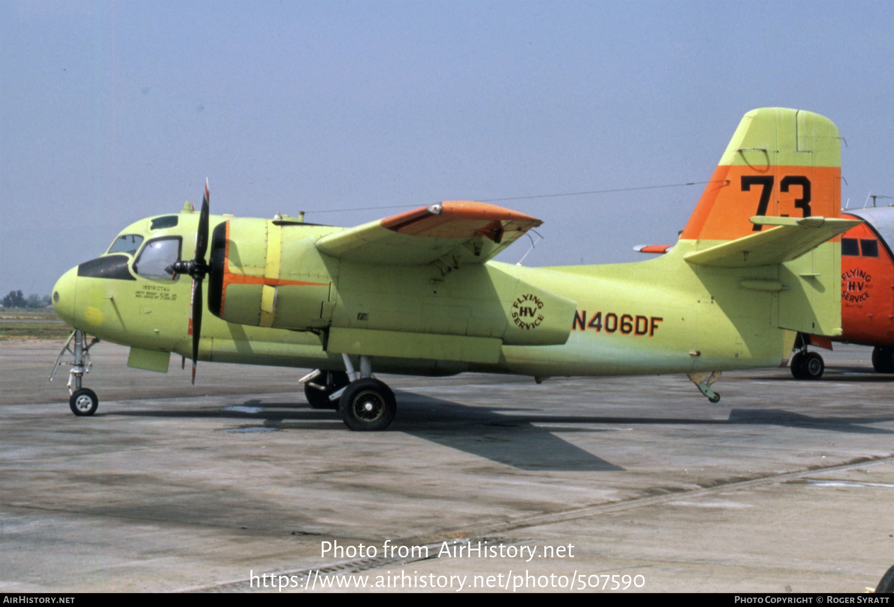 Aircraft Photo of N406DF | Grumman S-2A(AT) Tracker | Hemet Valley Flying Service | AirHistory.net #507590