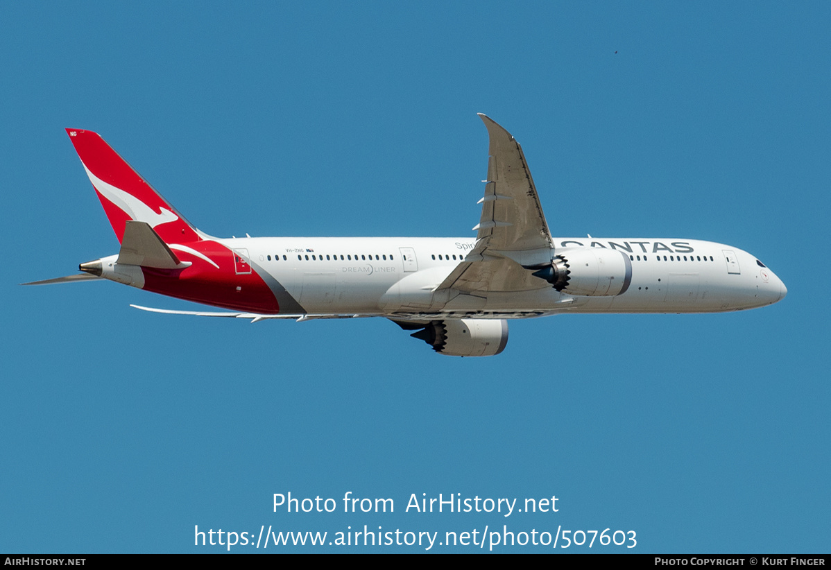 Aircraft Photo of VH-ZNG | Boeing 787-9 Dreamliner | Qantas | AirHistory.net #507603