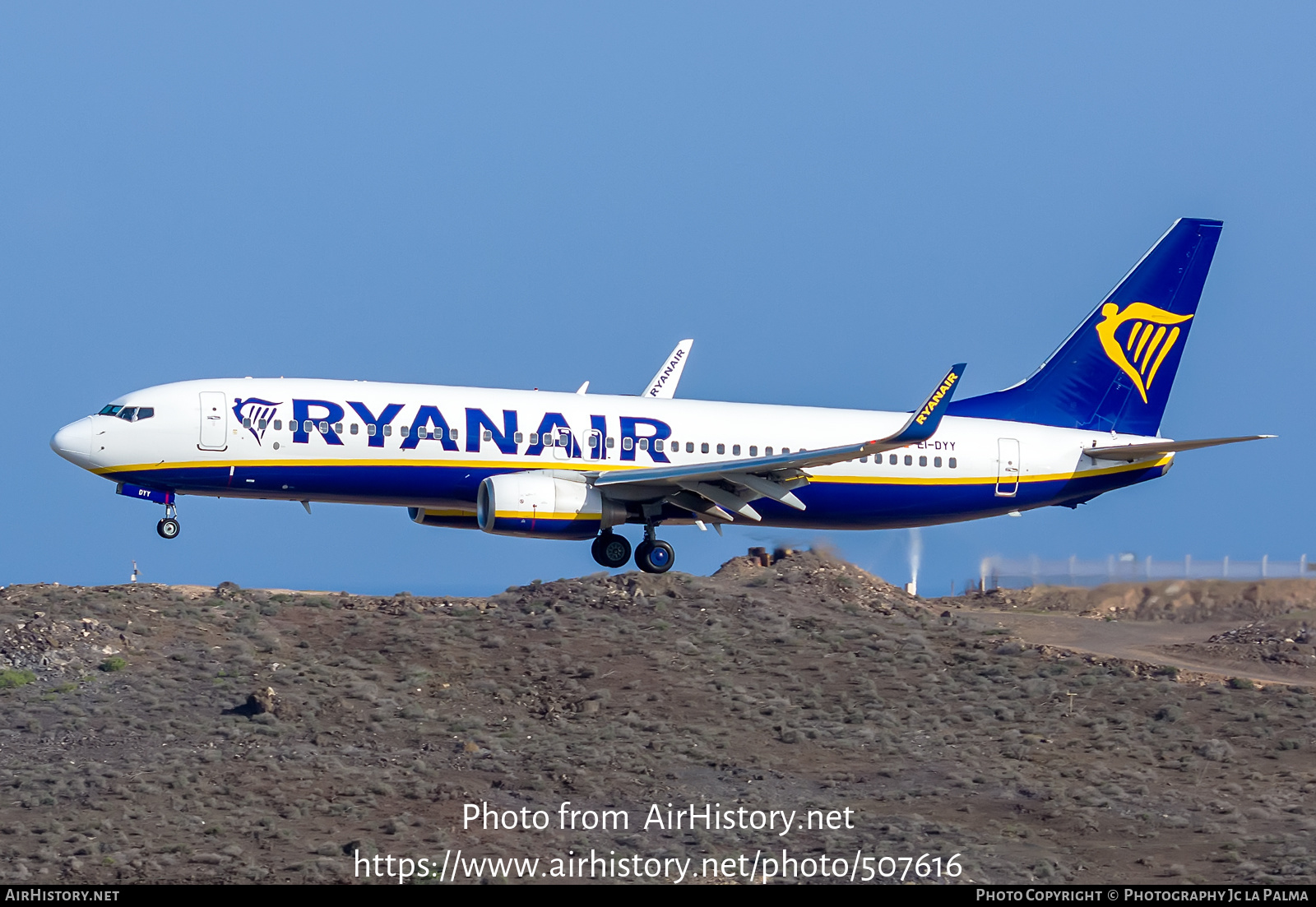 Aircraft Photo of EI-DYY | Boeing 737-8AS | Ryanair | AirHistory.net #507616