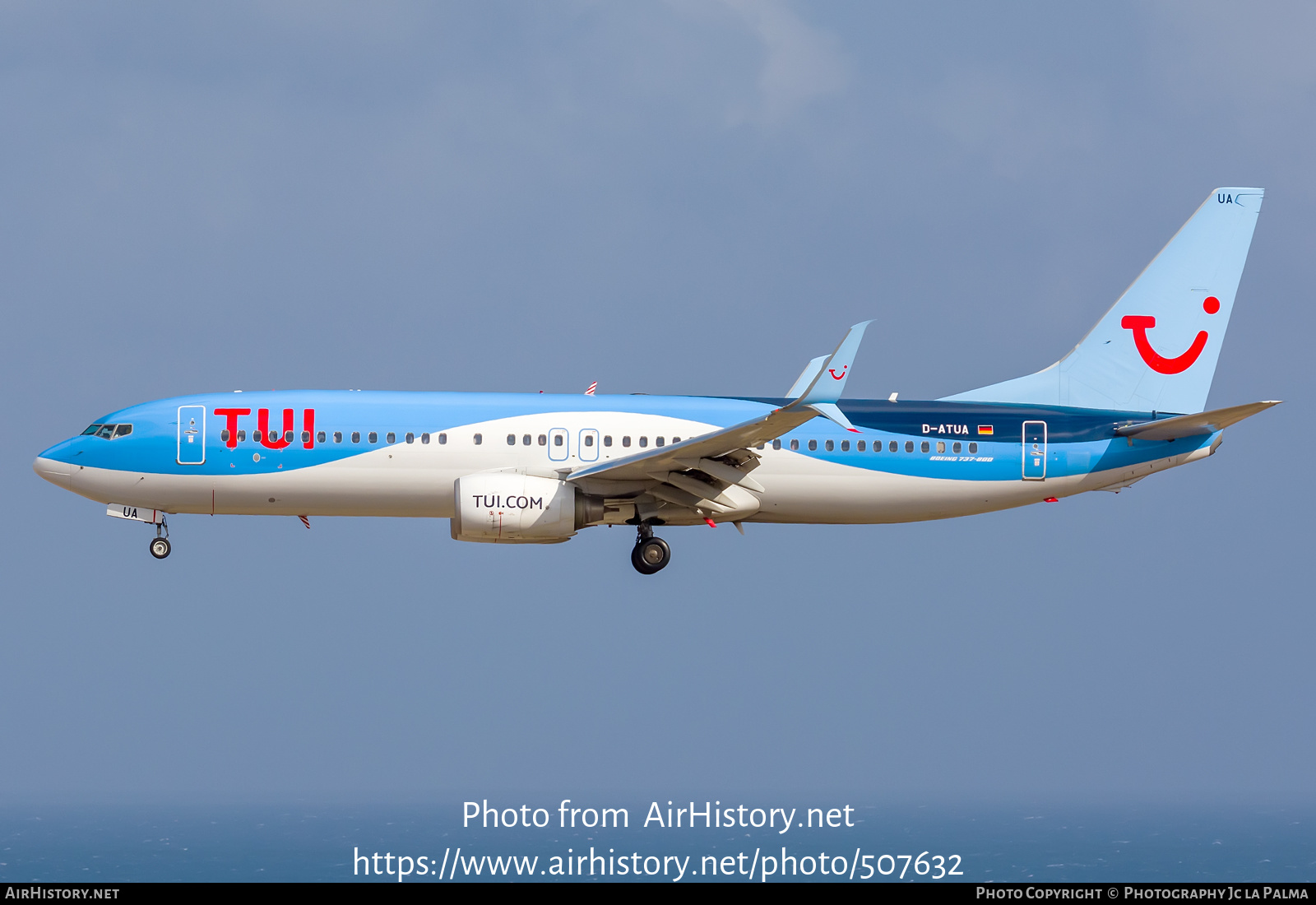 Aircraft Photo of D-ATUA | Boeing 737-8K5 | TUI | AirHistory.net #507632