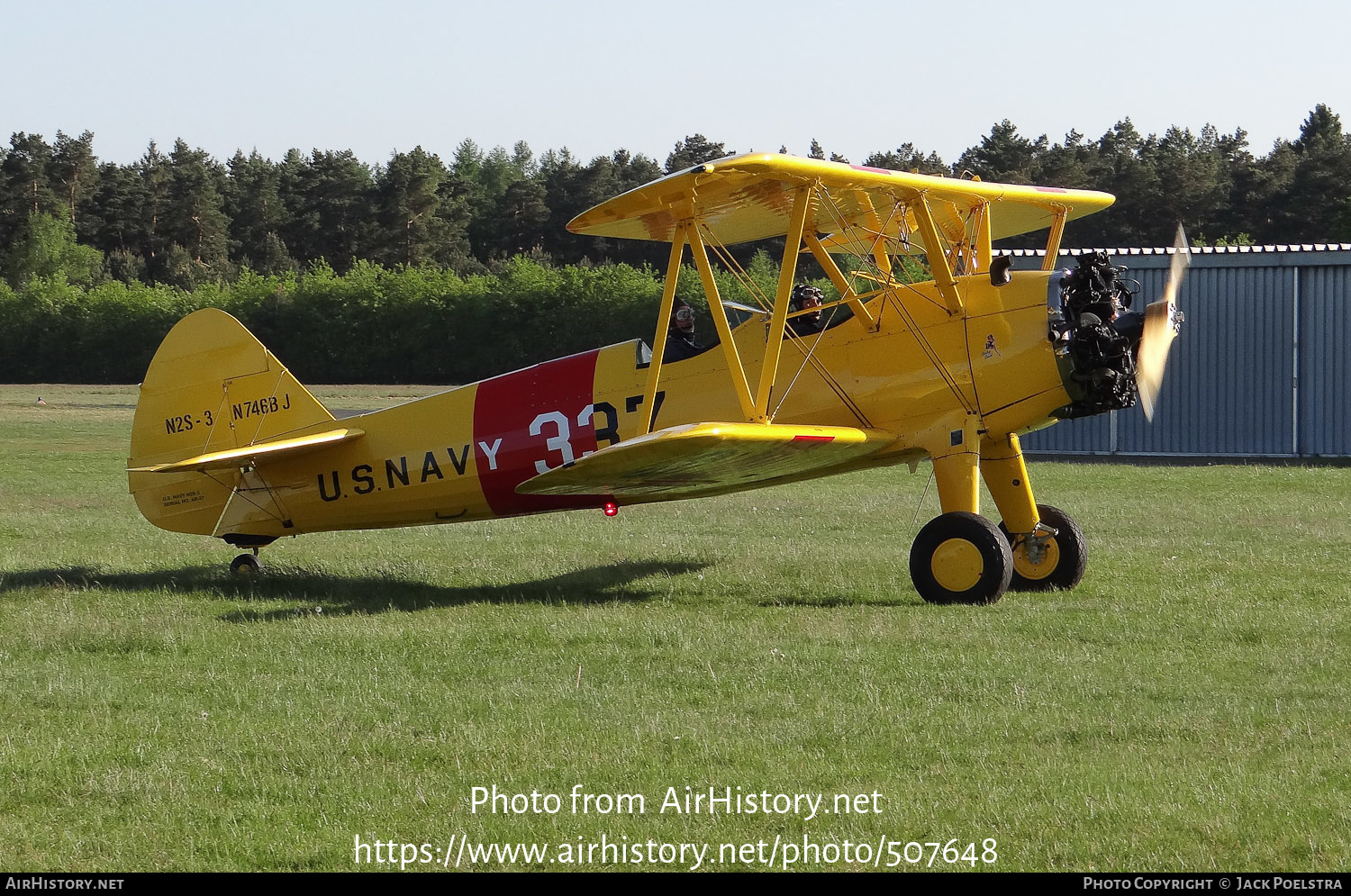 Aircraft Photo of N746BJ | Boeing N2S-3 Kaydet (B75N1) | USA - Navy | AirHistory.net #507648