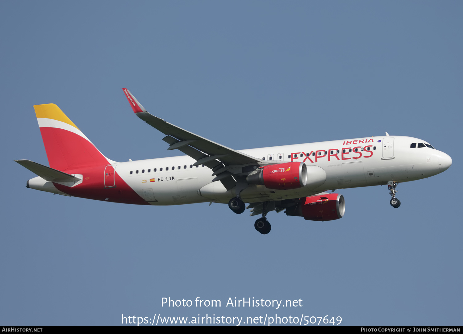 Aircraft Photo of EC-LYM | Airbus A320-216 | Iberia Express | AirHistory.net #507649