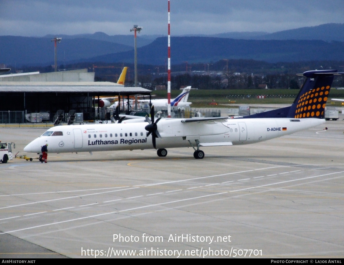 Aircraft Photo of D-ADHE | Bombardier DHC-8-402 Dash 8 | Team Lufthansa | AirHistory.net #507701