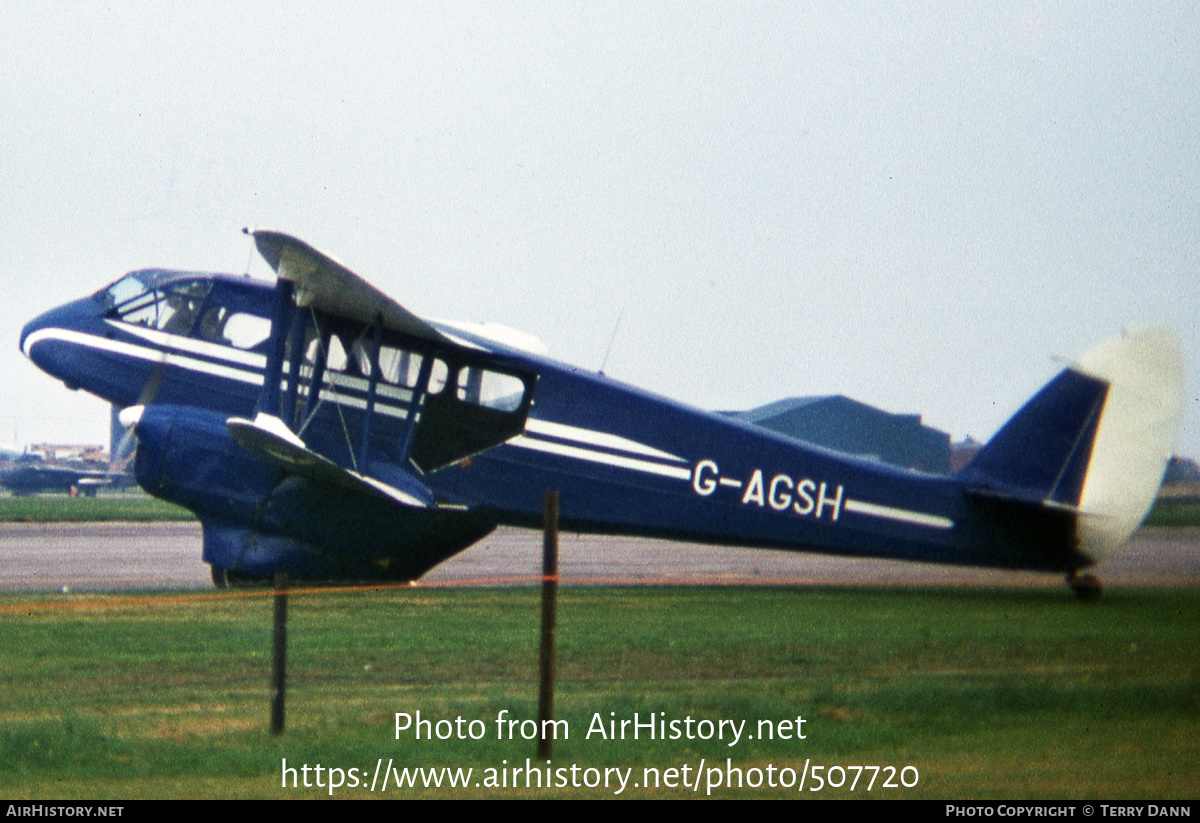 Aircraft Photo of G-AGSH | De Havilland D.H. 89A Dragon Rapide | AirHistory.net #507720