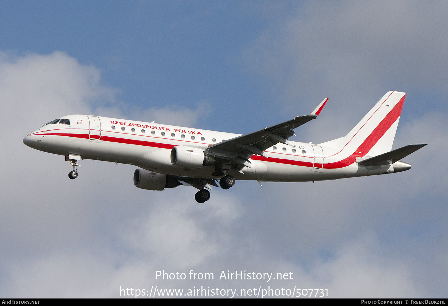 Aircraft Photo of SP-LIG | Embraer 175LR (ERJ-170-200LR) | Republic of Poland - Rzeczpospolita Polska | AirHistory.net #507731