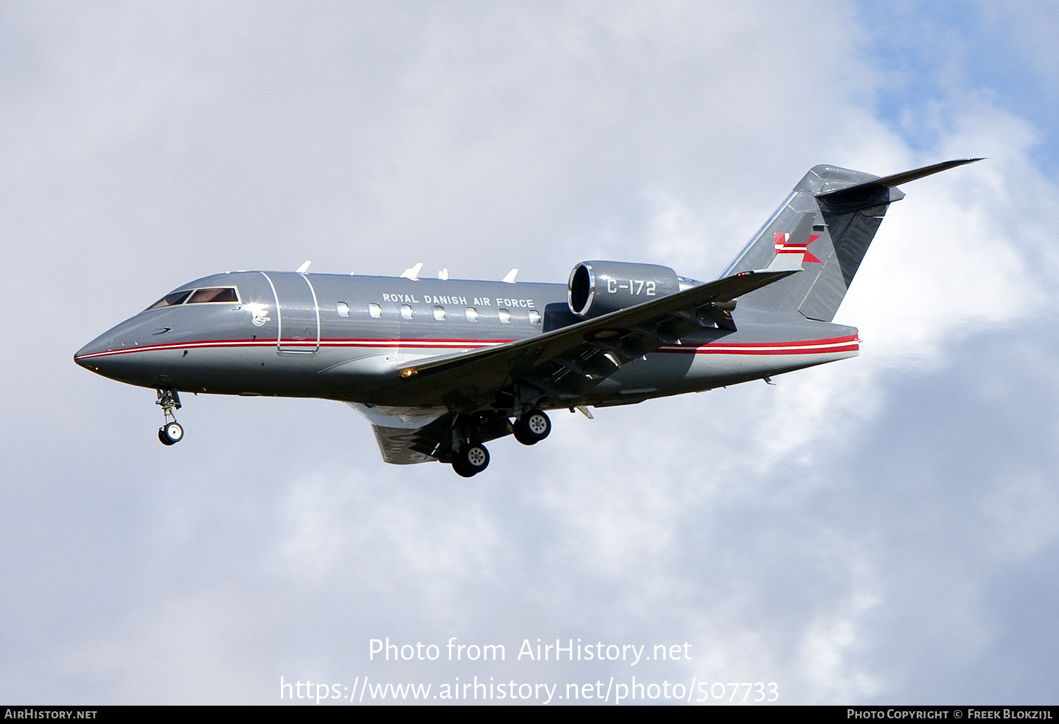 Aircraft Photo of C-172 | Bombardier Challenger 604 (CL-600-2B16) | Denmark - Air Force | AirHistory.net #507733