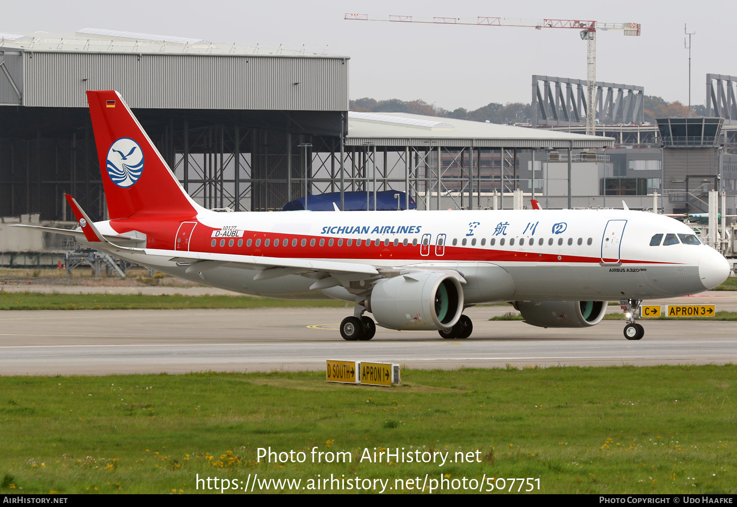 Aircraft Photo Of D-AUBL / B-322U | Airbus A320-271N | Sichuan Airlines ...