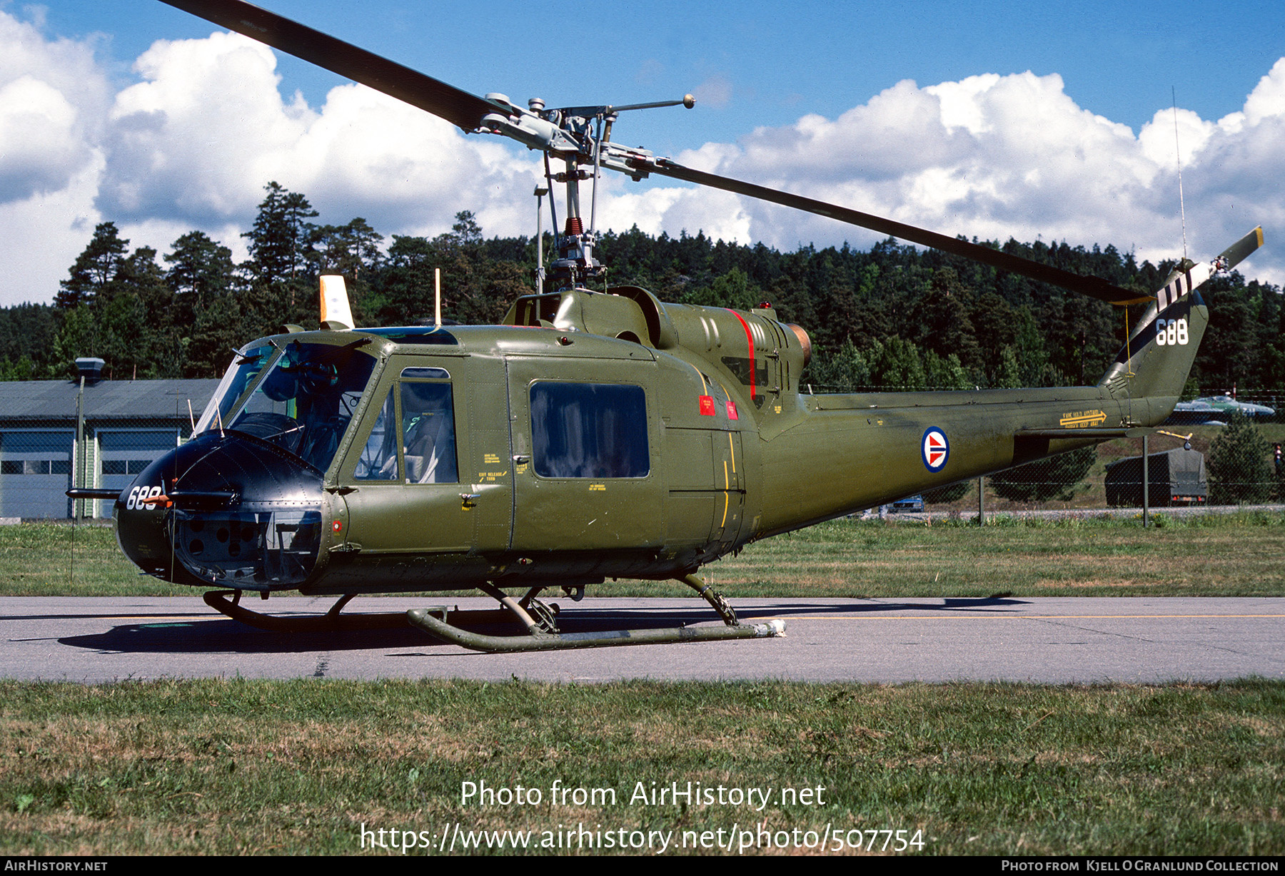 Aircraft Photo of 688 | Bell UH-1B Iroquois | Norway - Air Force | AirHistory.net #507754