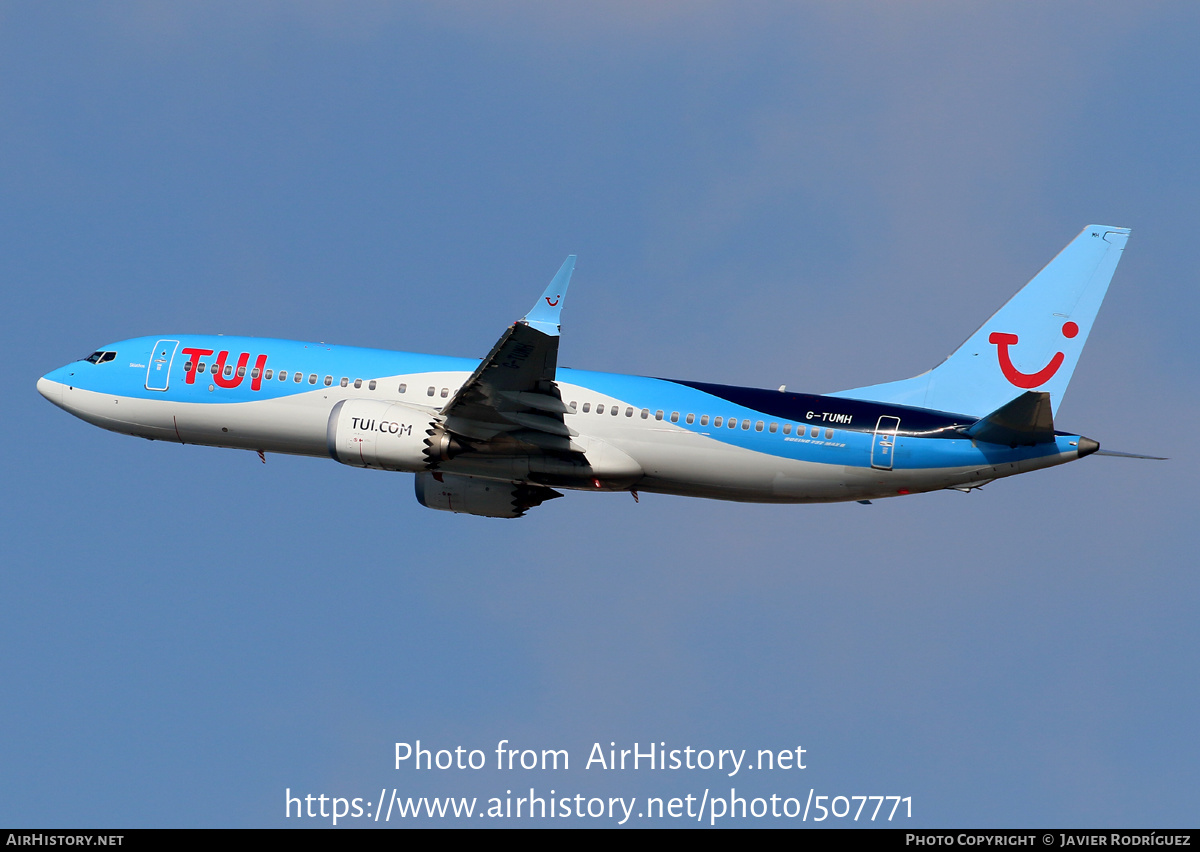 Aircraft Photo of G-TUMH | Boeing 737-8 Max 8 | TUI | AirHistory.net #507771