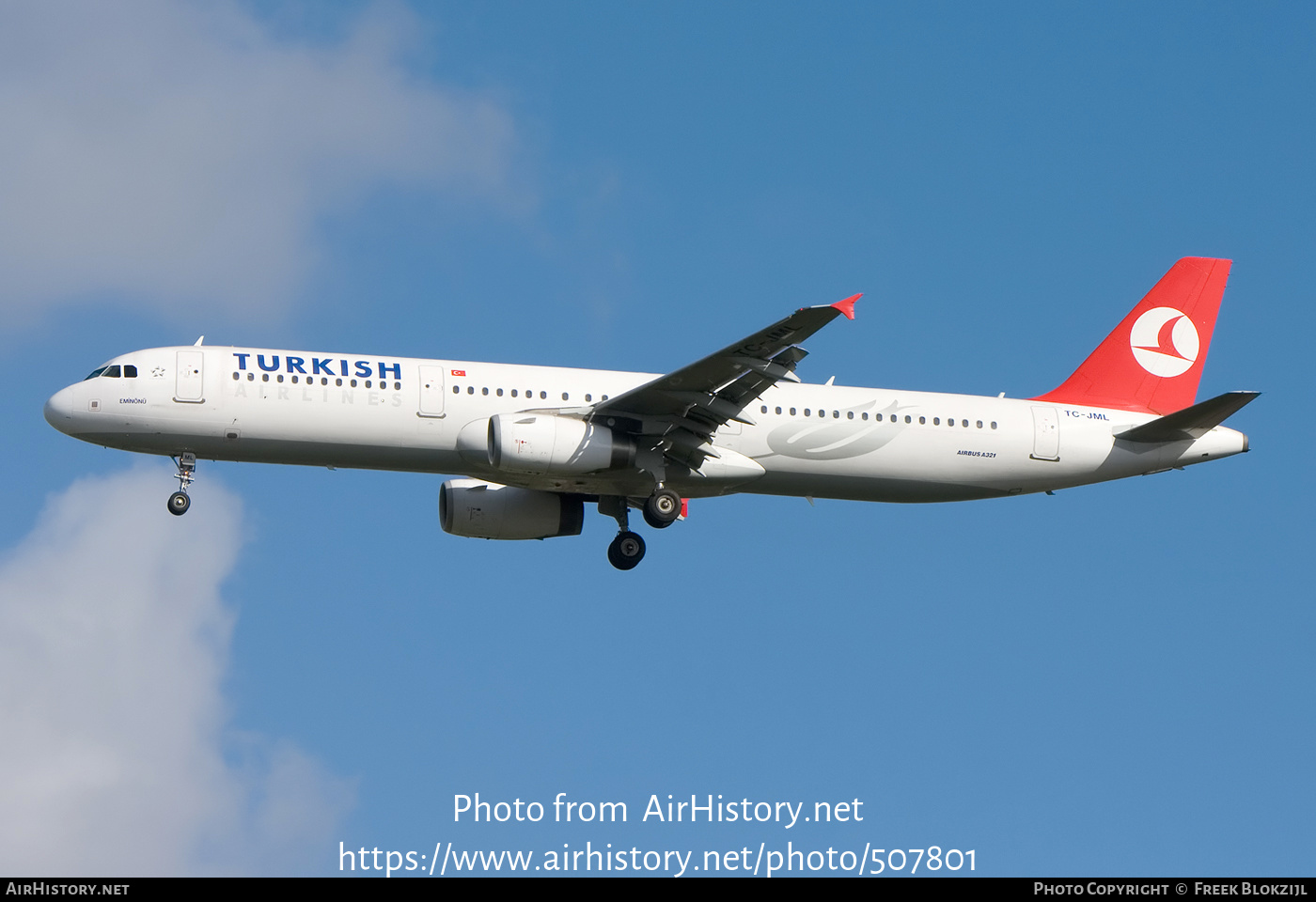 Aircraft Photo of TC-JML | Airbus A321-231 | Turkish Airlines | AirHistory.net #507801