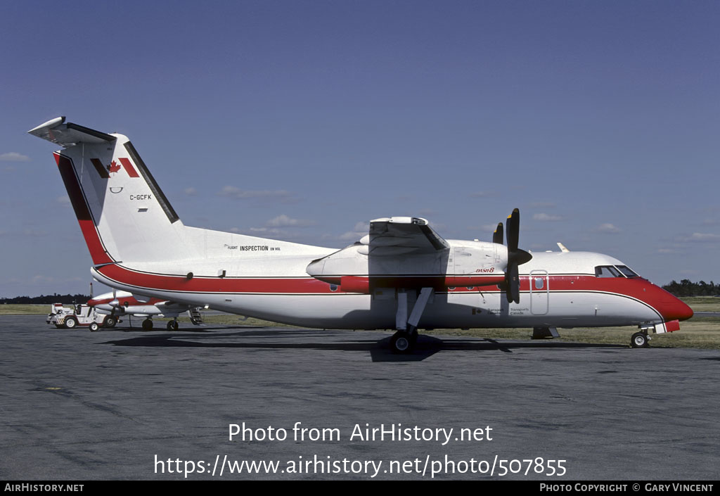 Aircraft Photo of C-GCFK | De Havilland Canada DHC-8-102 Dash 8 | Transport Canada | AirHistory.net #507855