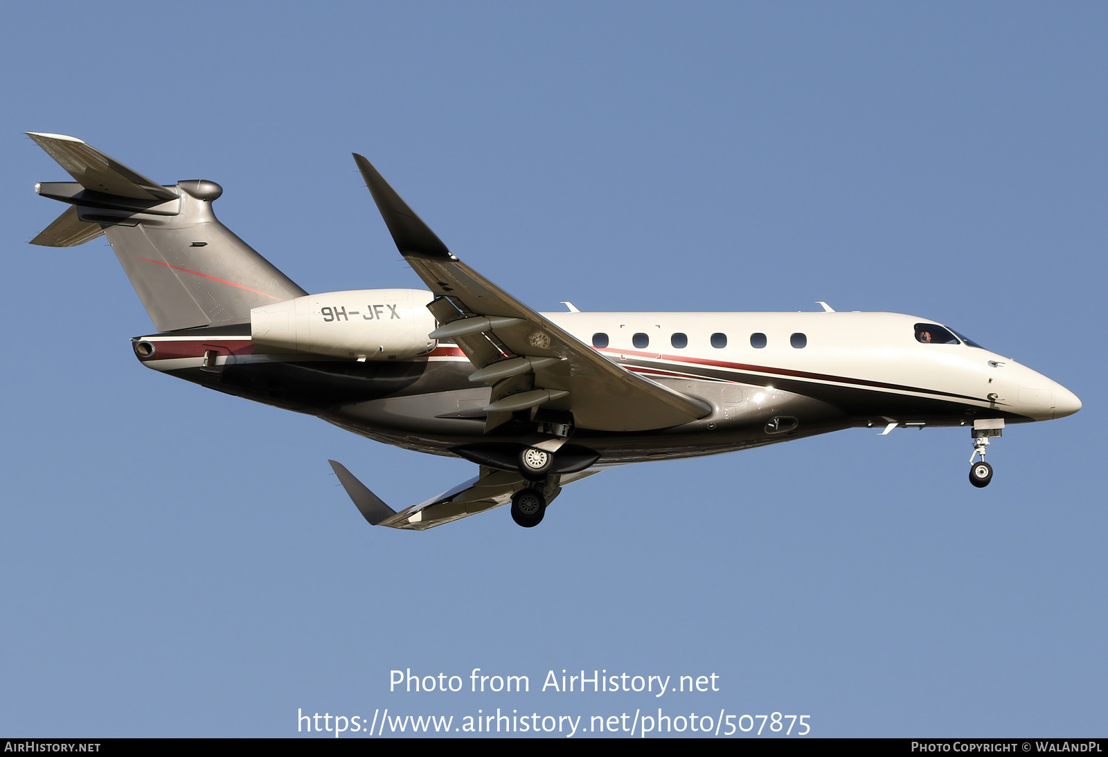 Aircraft Photo of 9H-JFX | Embraer EMB-550 Praetor 600 | AirHistory.net #507875