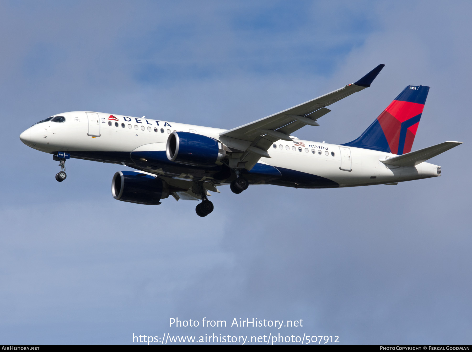 Aircraft Photo of N137DU | Airbus A220-171 (BD-500-1A10) | Delta Air Lines | AirHistory.net #507912