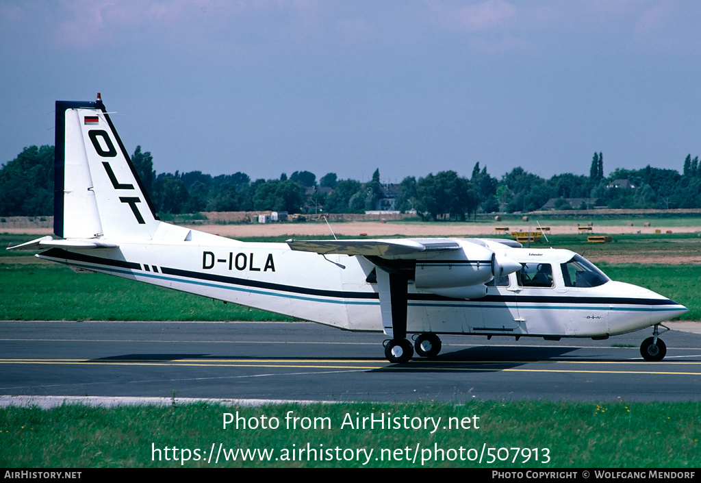 Aircraft Photo of D-IOLA | Britten-Norman BN-2B-26 Islander | OLT - Ostfriesische Lufttransport | AirHistory.net #507913