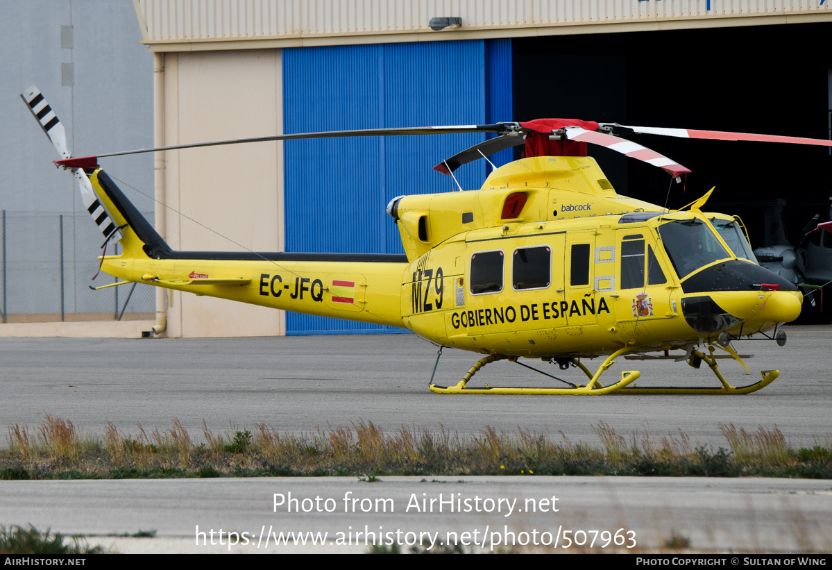 Aircraft Photo of EC-JFQ | Bell 412SP | Gobierno de España | AirHistory.net #507963