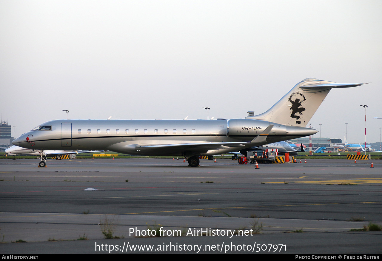 Aircraft Photo of 9H-OPE | Bombardier Global 6000 (BD-700-1A10) | AirHistory.net #507971