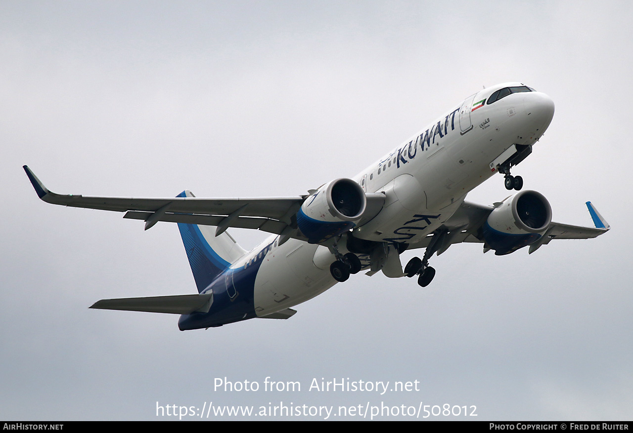 Aircraft Photo of 9K-AKP | Airbus A320-251N | Kuwait Airways | AirHistory.net #508012