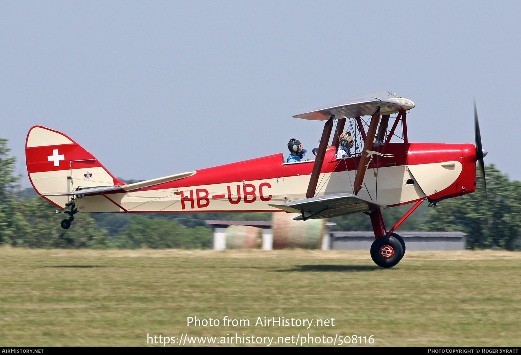 Aircraft Photo of HB-UBC | De Havilland D.H. 82A Tiger Moth | AirHistory.net #508116