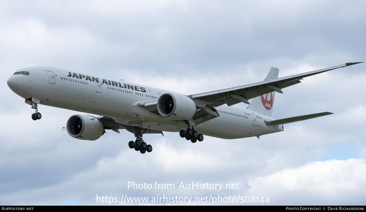 Aircraft Photo of JA740J | Boeing 777-346/ER | Japan Airlines - JAL | AirHistory.net #508144