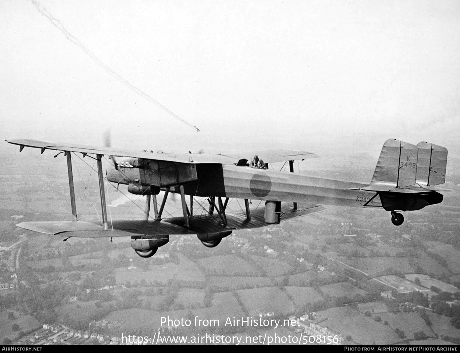 Aircraft Photo of K3498 | Handley Page HP-50 Heyford I | UK - Air Force | AirHistory.net #508156