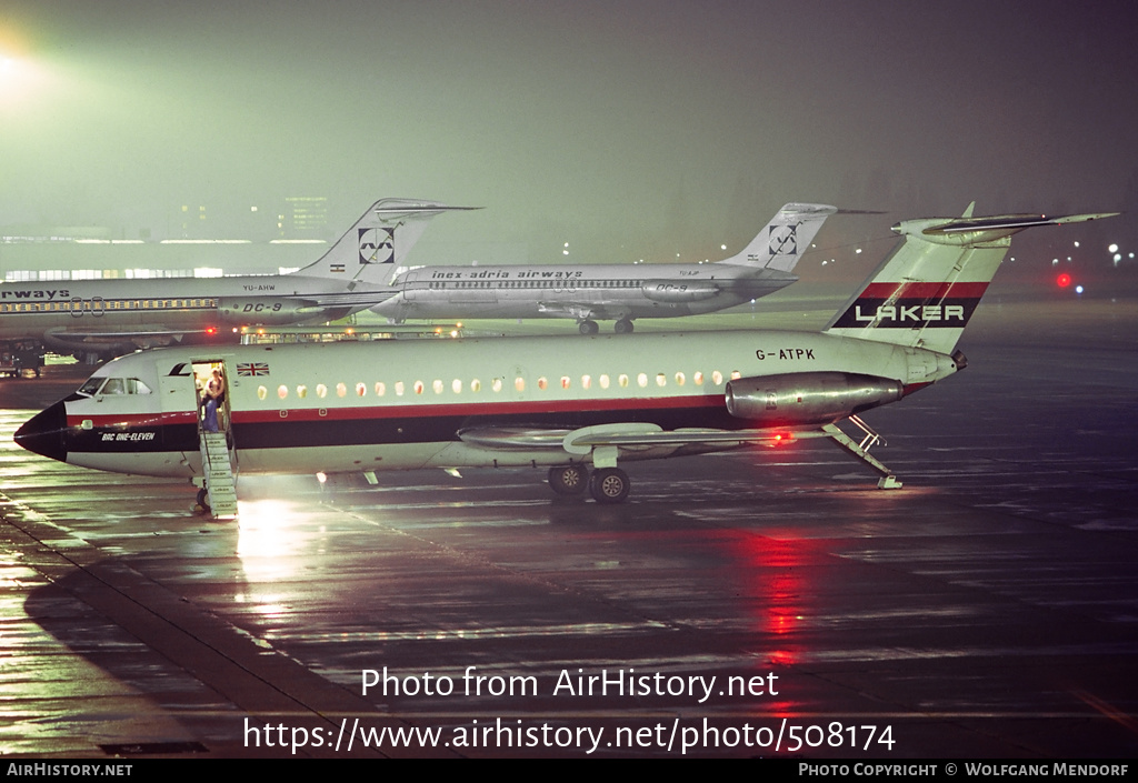 Aircraft Photo of G-ATPK | BAC 111-301AG One-Eleven | Laker Airways | AirHistory.net #508174