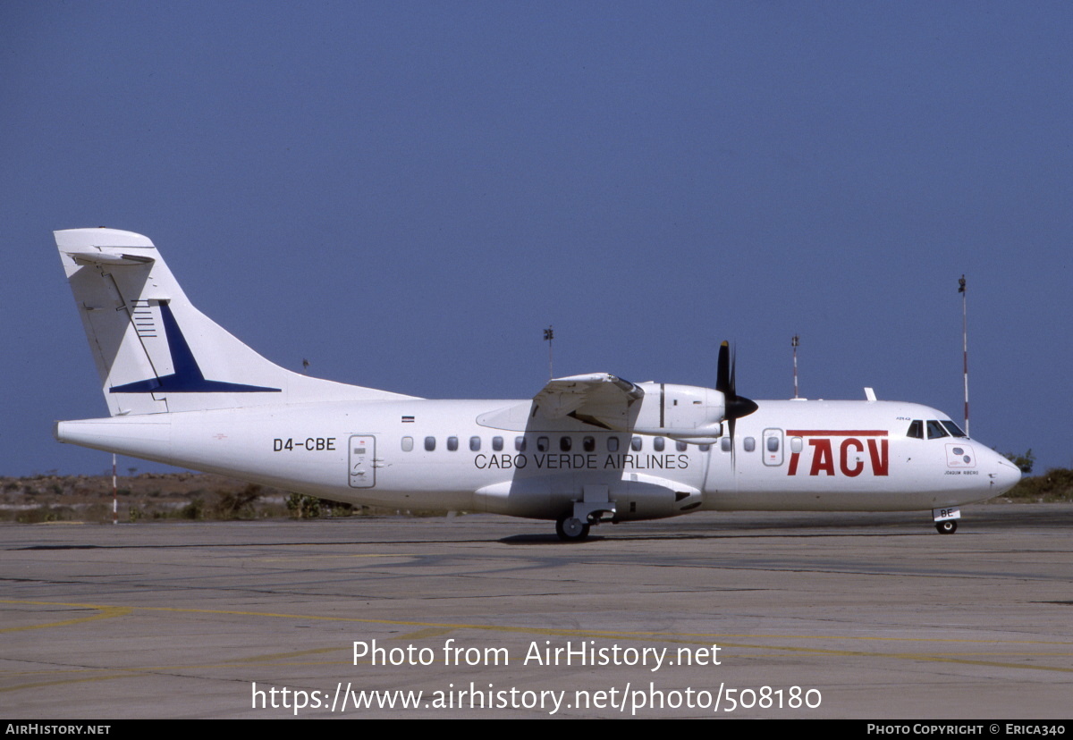 Aircraft Photo of D4-CBE | ATR ATR-42-300 | TACV Cabo Verde Airlines | AirHistory.net #508180