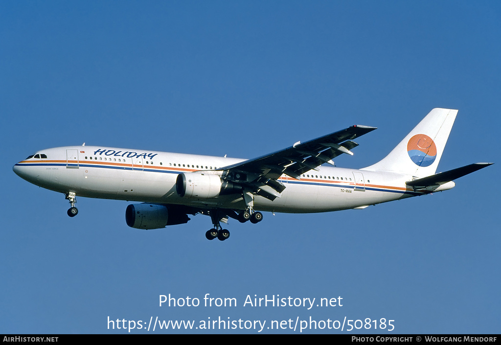 Aircraft Photo of TC-RAA | Airbus A300B4-2C | Holiday Airlines | AirHistory.net #508185