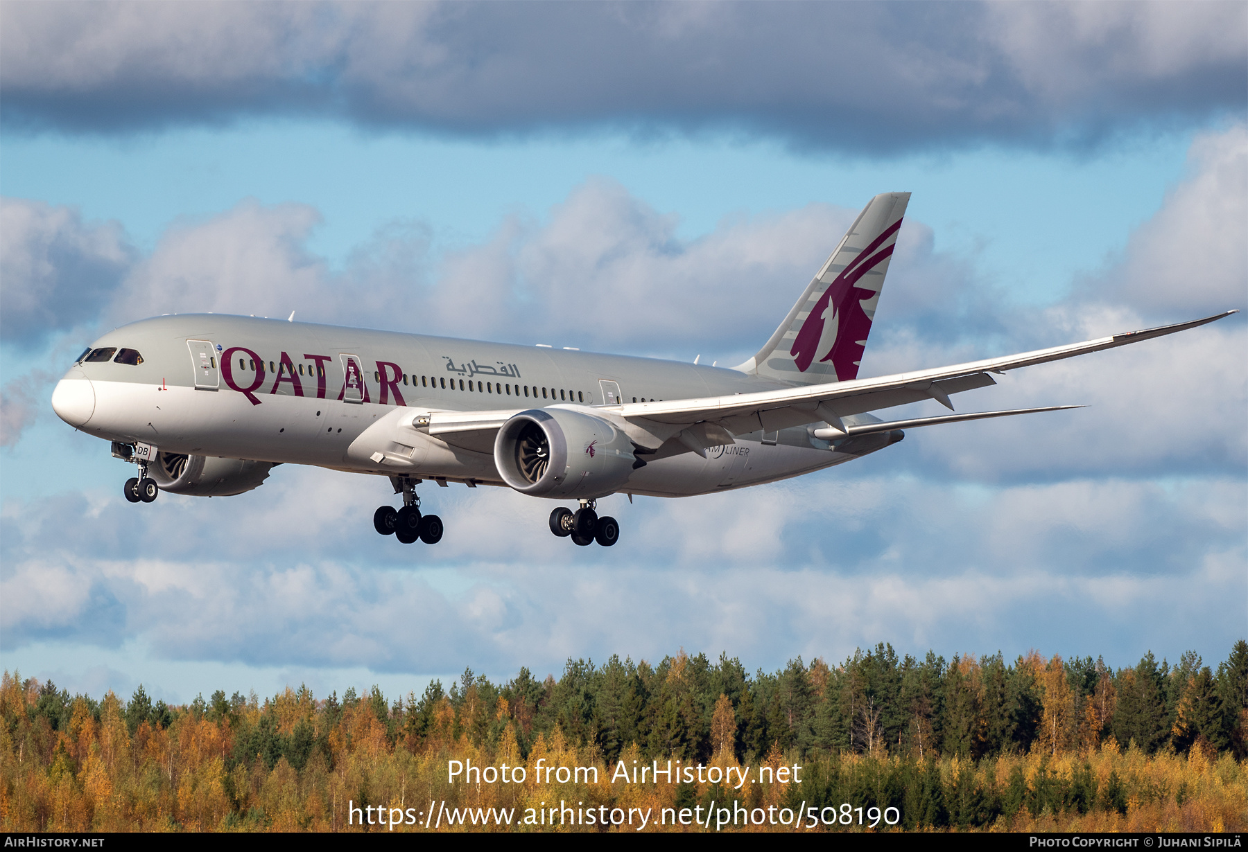 Aircraft Photo of A7-BDB | Boeing 787-8 Dreamliner | Qatar Airways | AirHistory.net #508190