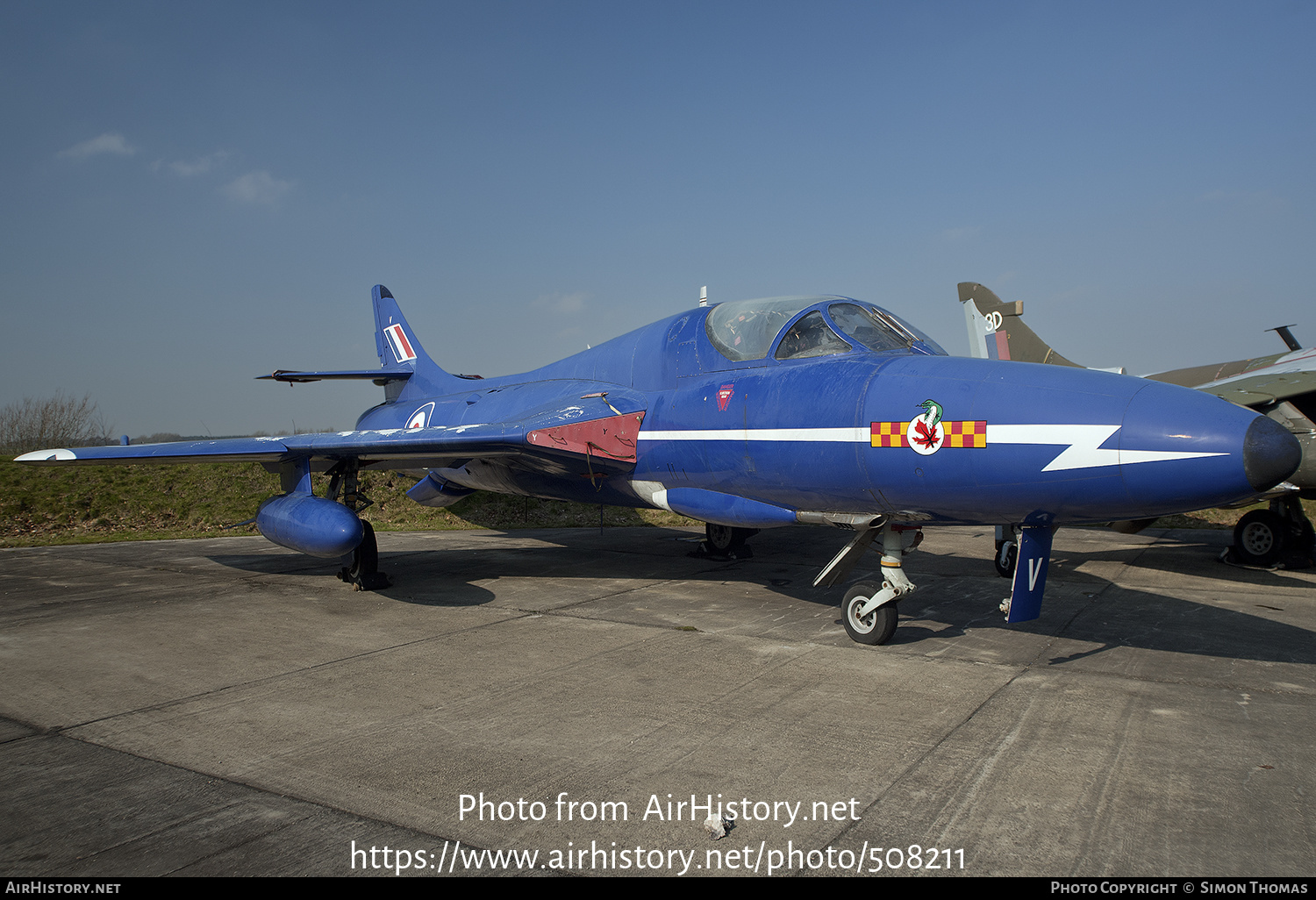 Aircraft Photo of XL572 | Hawker Hunter T7 | UK - Air Force | AirHistory.net #508211