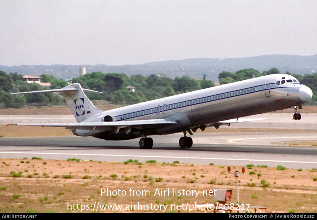 Aircraft Photo of S5-ABA | McDonnell Douglas MD-82 (DC-9-82) | Adria Airways | AirHistory.net #508227