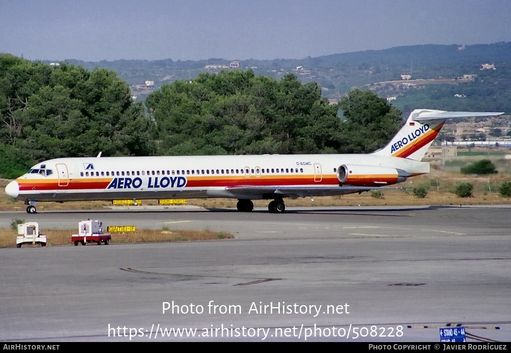 Aircraft Photo of D-AGWC | McDonnell Douglas MD-83 (DC-9-83) | Aero Lloyd | AirHistory.net #508228