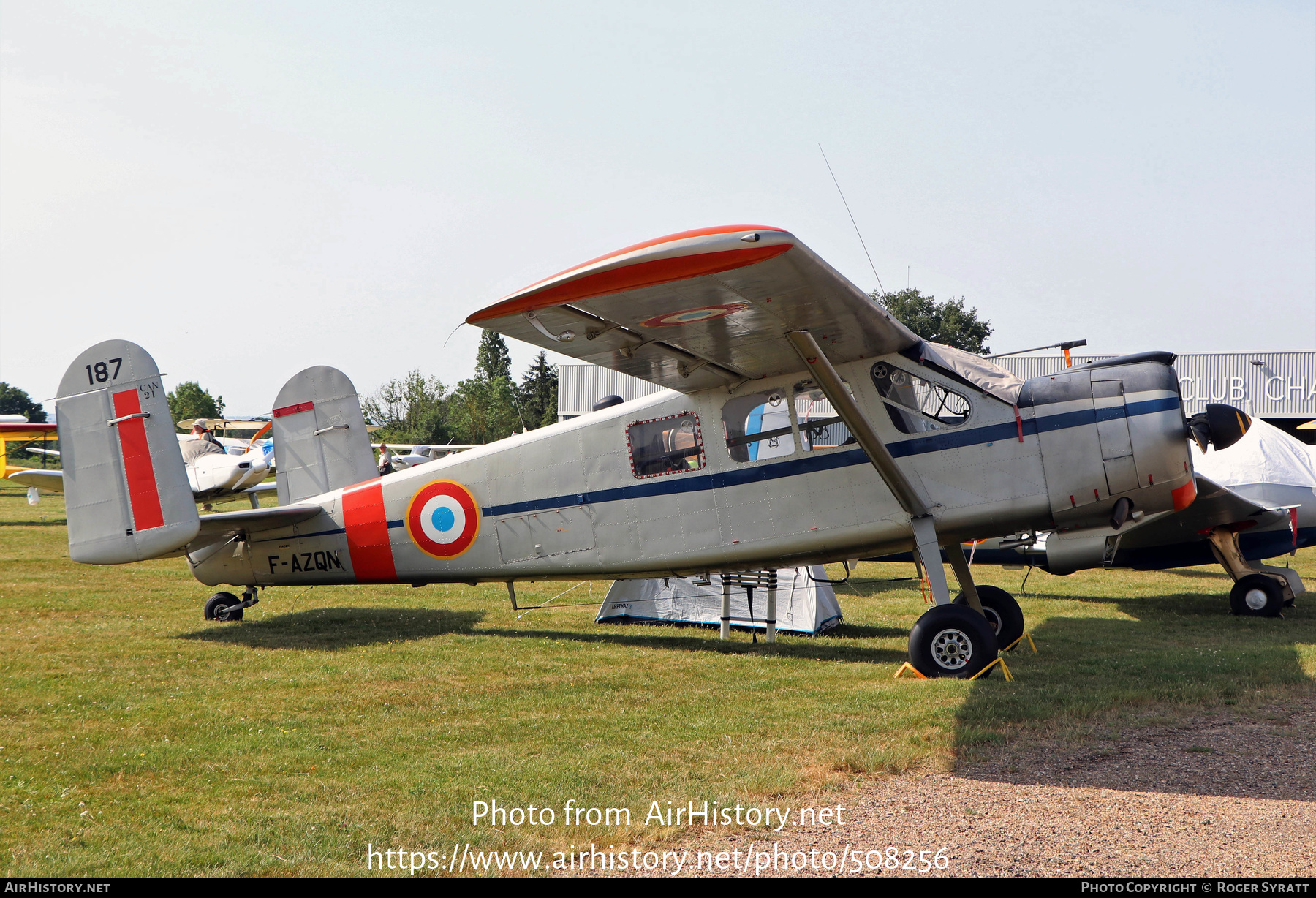 Aircraft Photo of F-AZQN / 187 | Max Holste MH.1521M Broussard | France ...