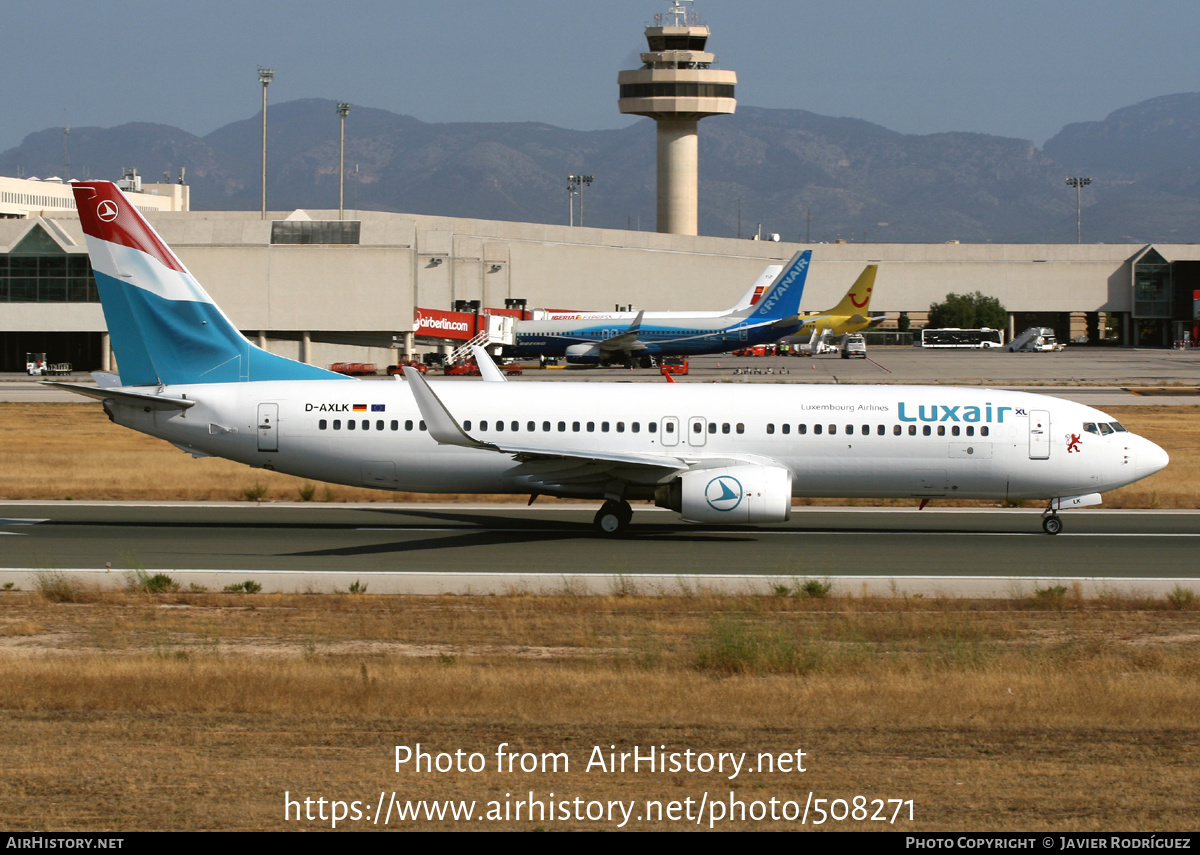 Aircraft Photo of D-AXLK | Boeing 737-86J | Luxair | AirHistory.net #508271