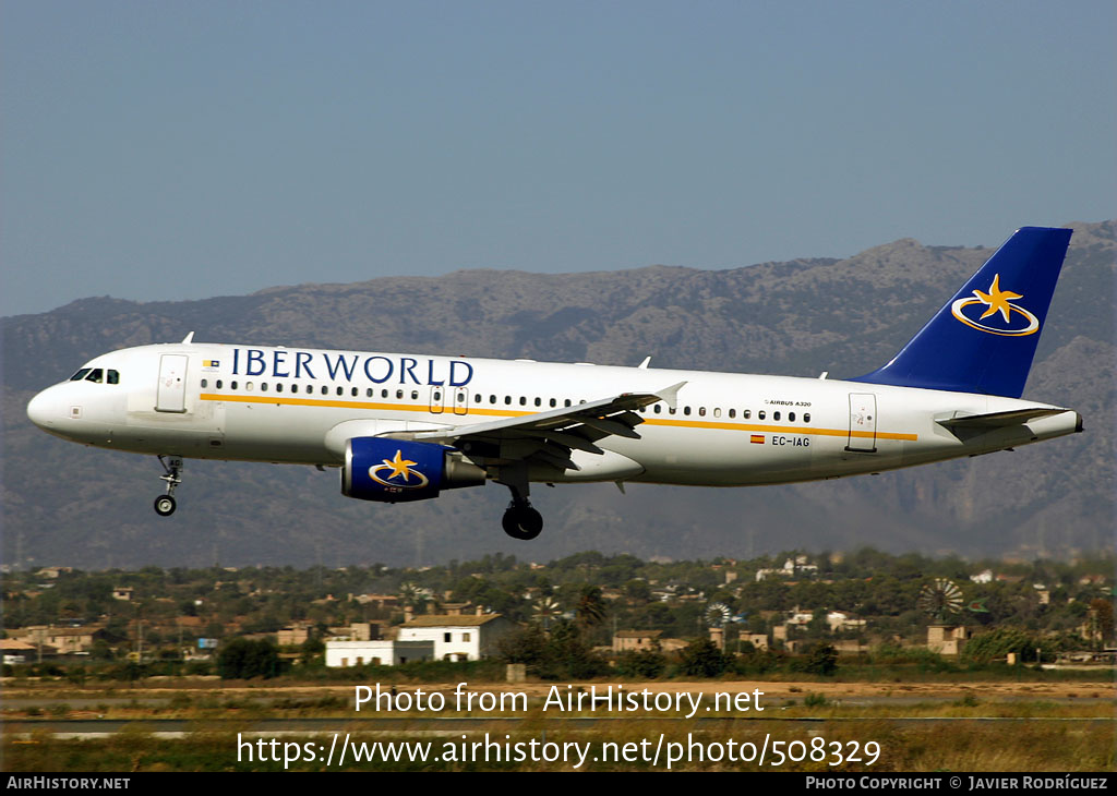 Aircraft Photo of EC-IAG | Airbus A320-214 | Iberworld Airlines | AirHistory.net #508329