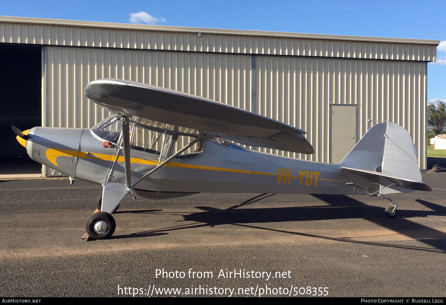 Aircraft Photo of VH-YUT | Auster J-1 Autocrat | AirHistory.net #508355