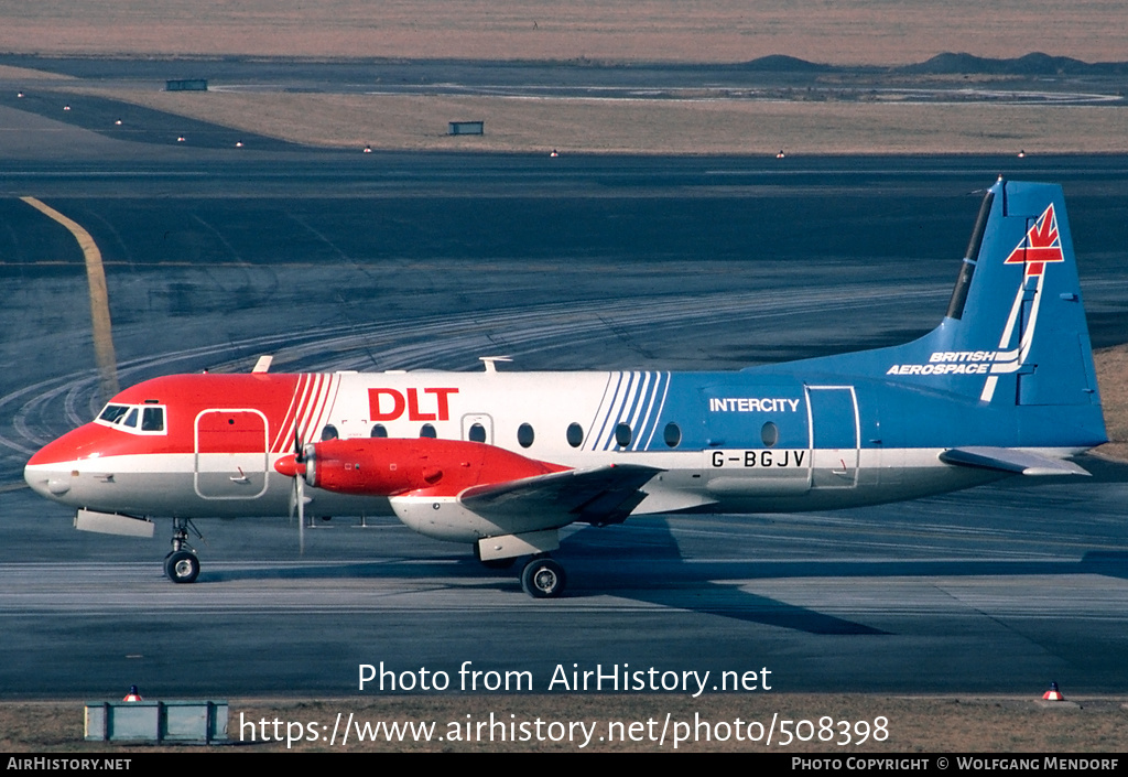 Aircraft Photo of G-BGJV | British Aerospace BAe-748 Srs2B/357LFD | DLT - Deutsche Luftverkehrsgesellschaft | AirHistory.net #508398