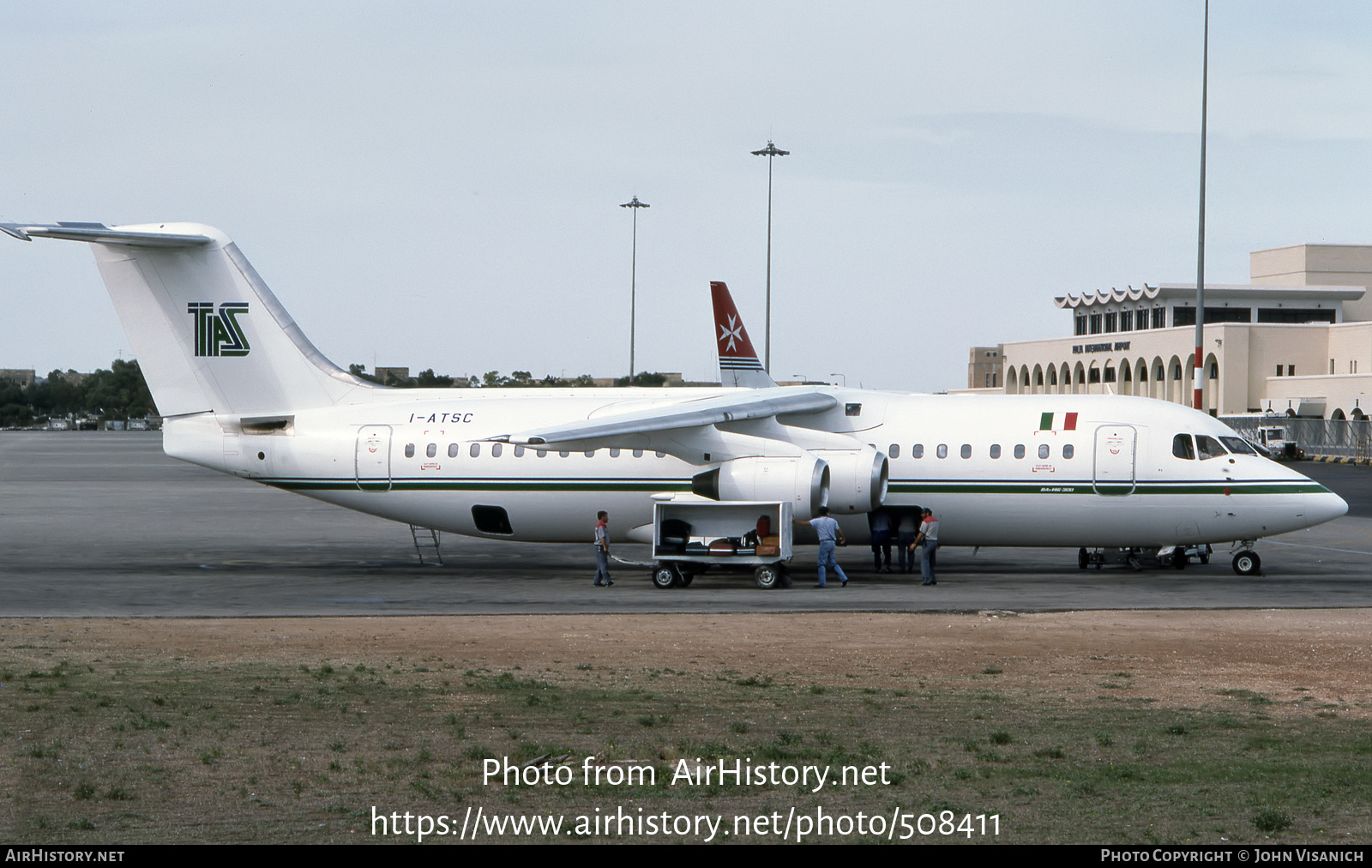 Aircraft Photo of I-ATSC | British Aerospace BAe-146-300 | TAS Airways - Trasporti Aerei Speciali | AirHistory.net #508411