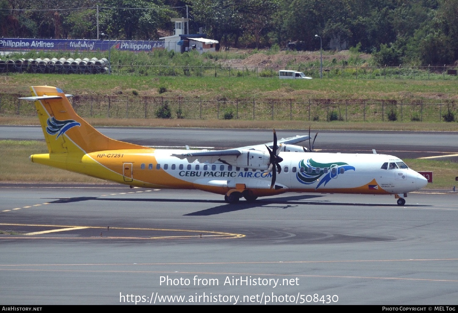 Aircraft Photo of RP-C7251 | ATR ATR-72-500 (ATR-72-212A) | Cebu Pacific Air | AirHistory.net #508430