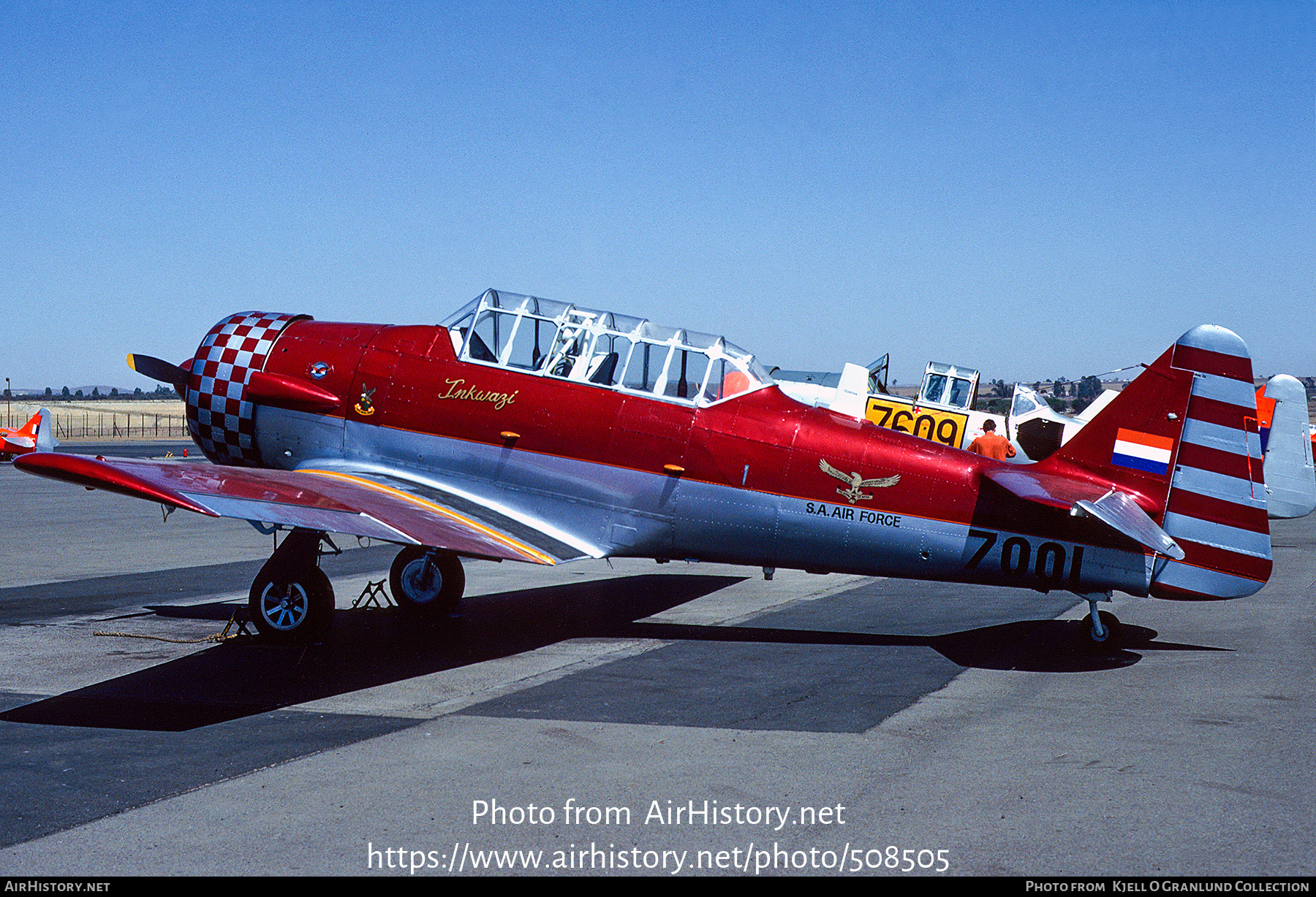 Aircraft Photo of 7001 | North American AT-6D Harvard III | South Africa - Air Force | AirHistory.net #508505