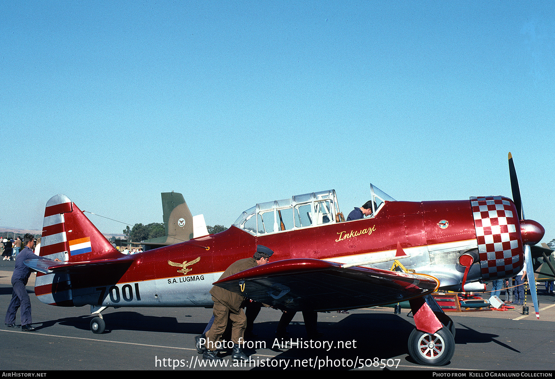 Aircraft Photo of 7001 | North American AT-6D Harvard III | South Africa - Air Force | AirHistory.net #508507