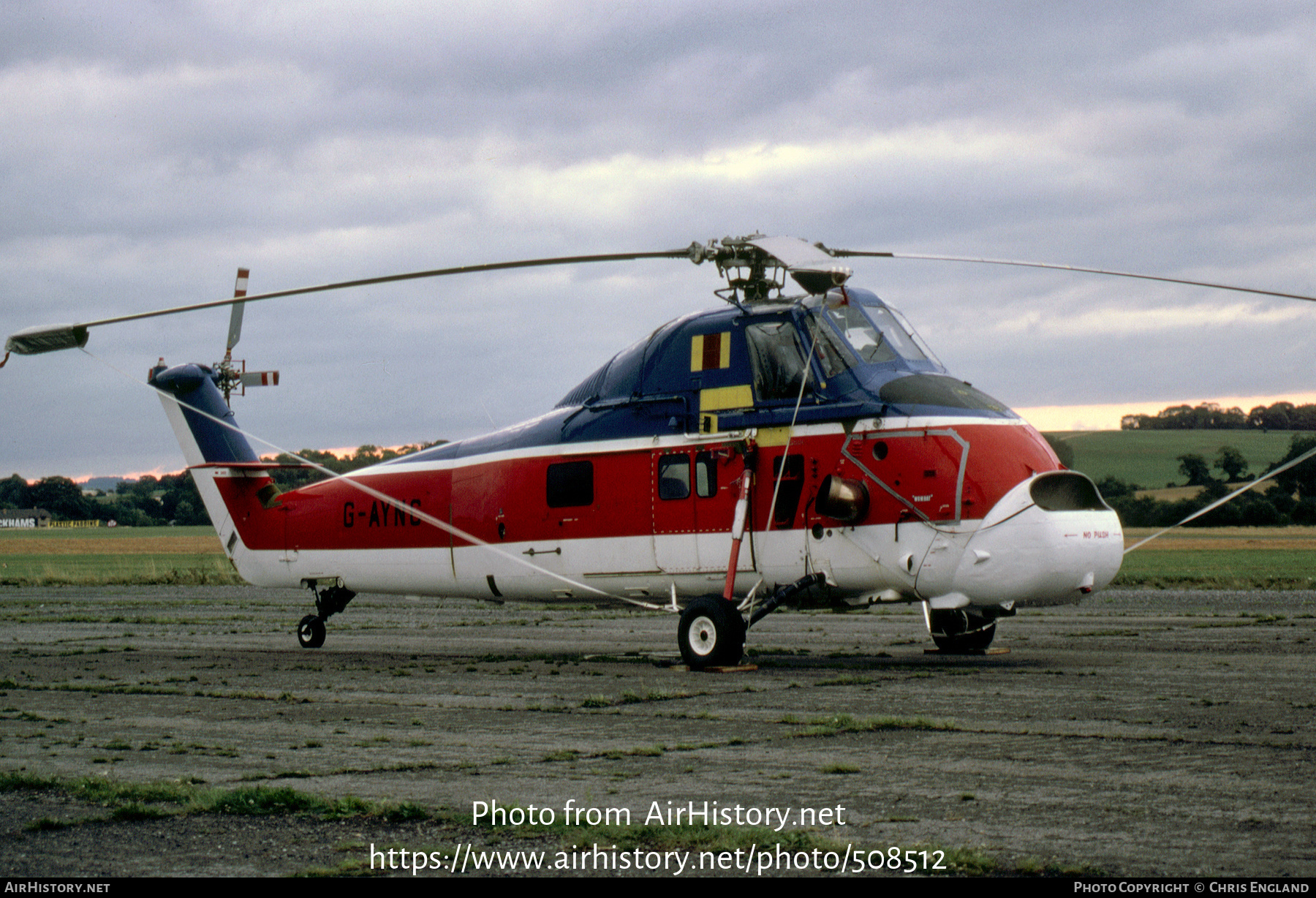 Aircraft Photo of G-AYNC | Westland WS-58 Wessex 60 | AirHistory.net #508512