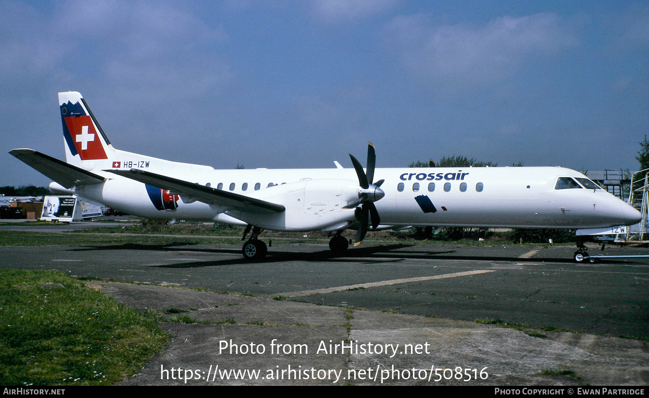 Aircraft Photo of HB-IZW | Saab 2000 | Crossair | AirHistory.net #508516